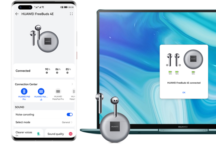 Huawei Freebuds 4E ID Multi Device Switching 3