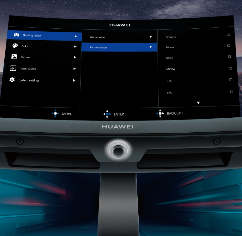 HUAWEI MateView GT SE 8 Display Modes