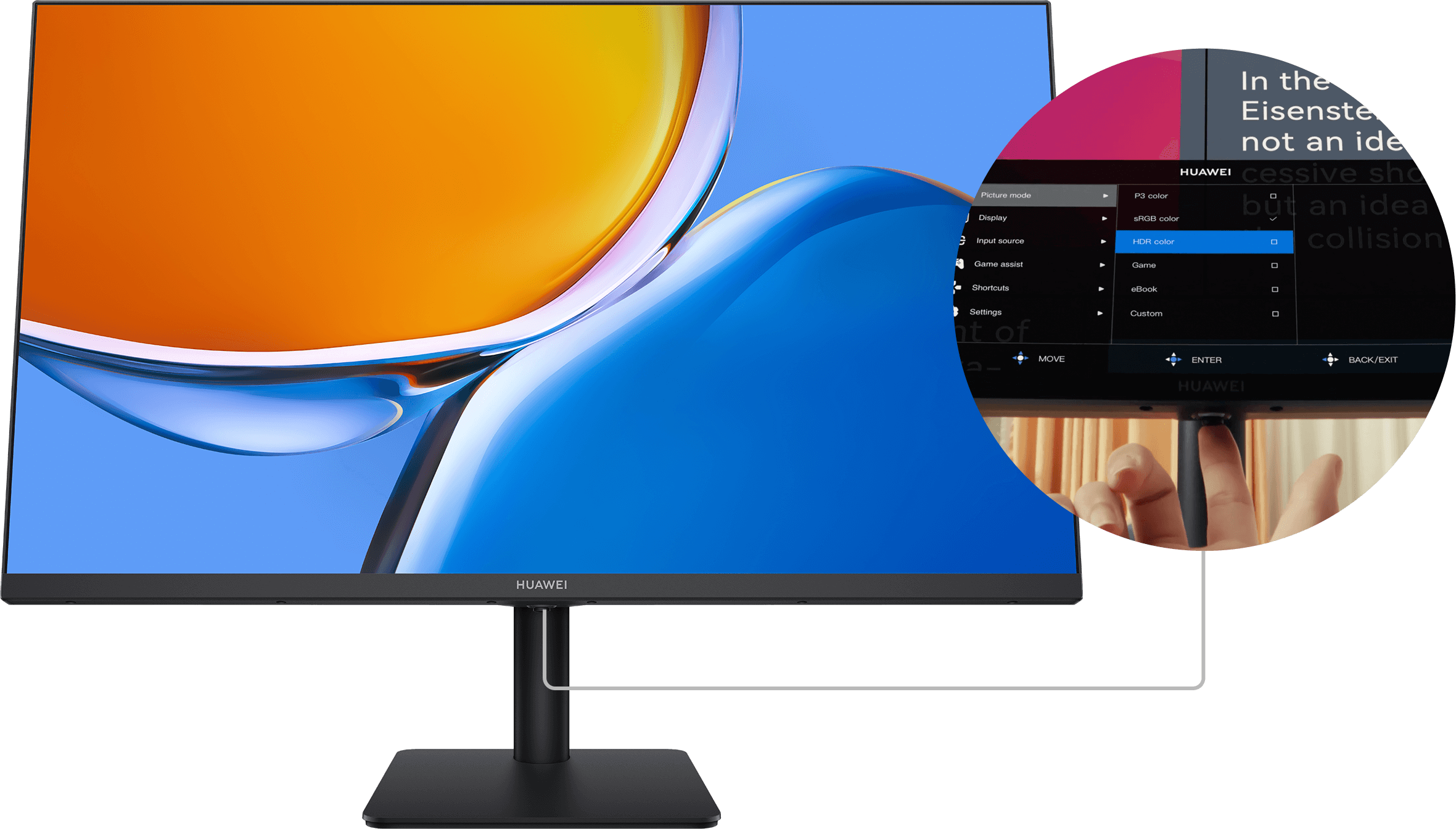 HUAWEI MateView SE - Monitor de 23,8” FullHD(1920x1080,Panel IPS  antireflejos,75Hz,HDMI,DP,Flicker-Free,Low Blue Light,AMD FreeSync) 90%  P3,Modo