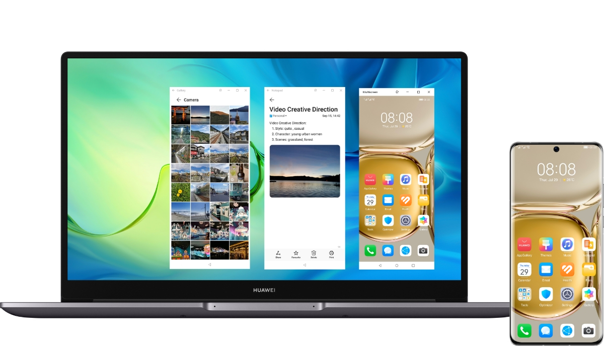 HUAWEI MateBook 14 Multi Windows