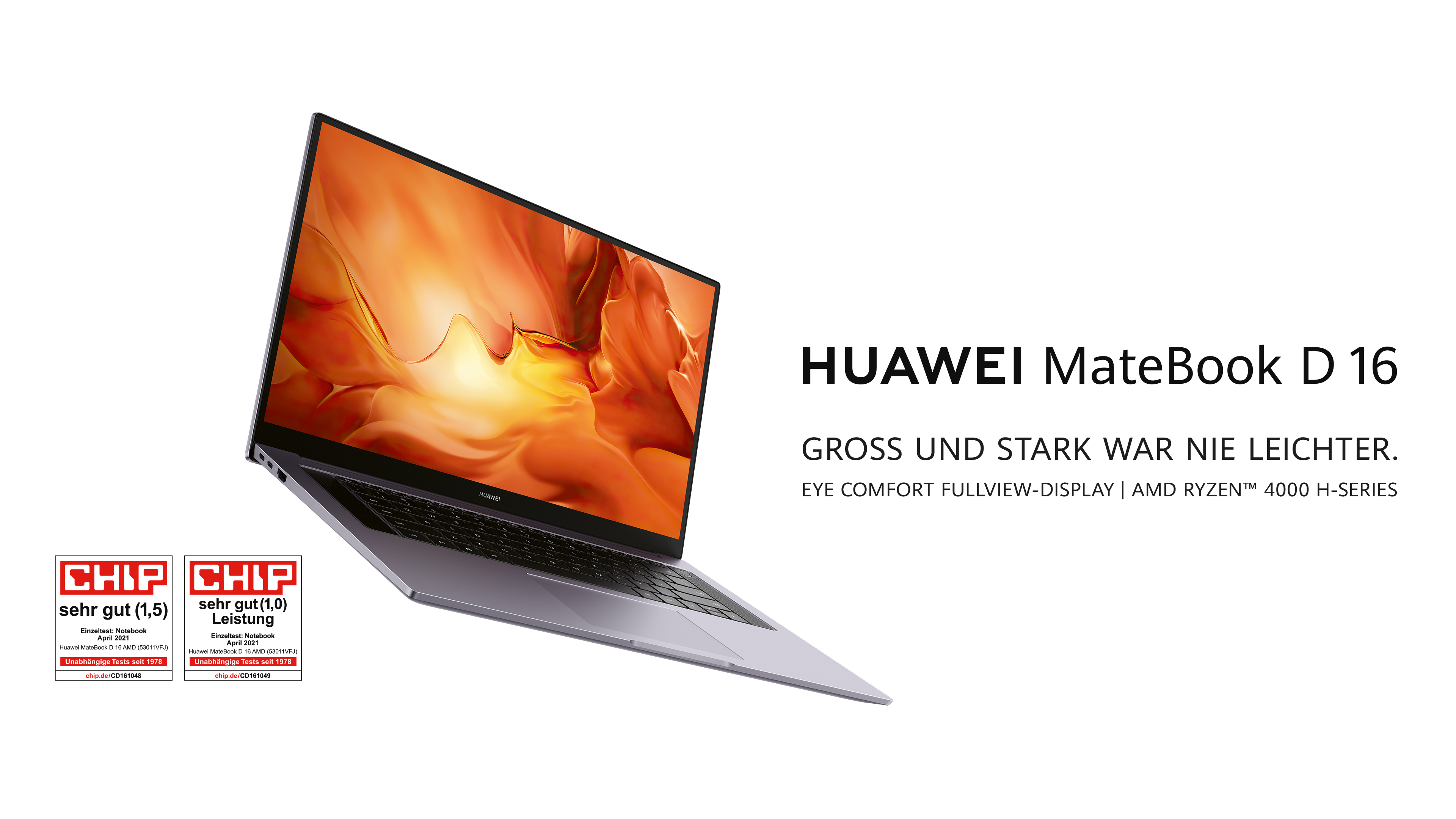 HUAWEI MateBook D 16 AMD 2021 light body