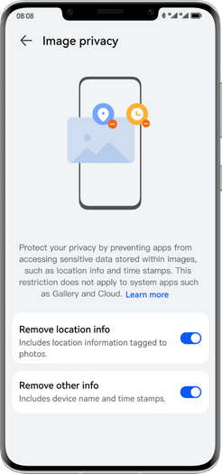 HUAWEI Mate 50 Pro Sensitive Information Removal