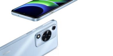 HUAWEI nova Y72S's special angle image, showing the front and rear views