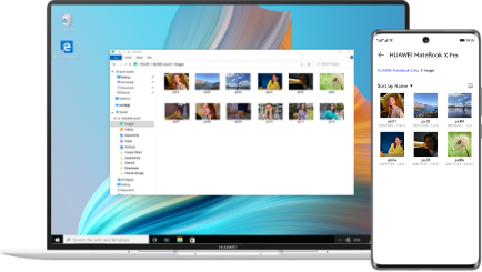 HUAWEI nova 10 cross-device files management