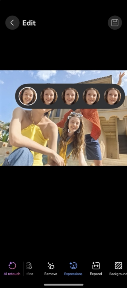 Video demonstrating AI Best Expression on HUAWEI nova 14 Pro