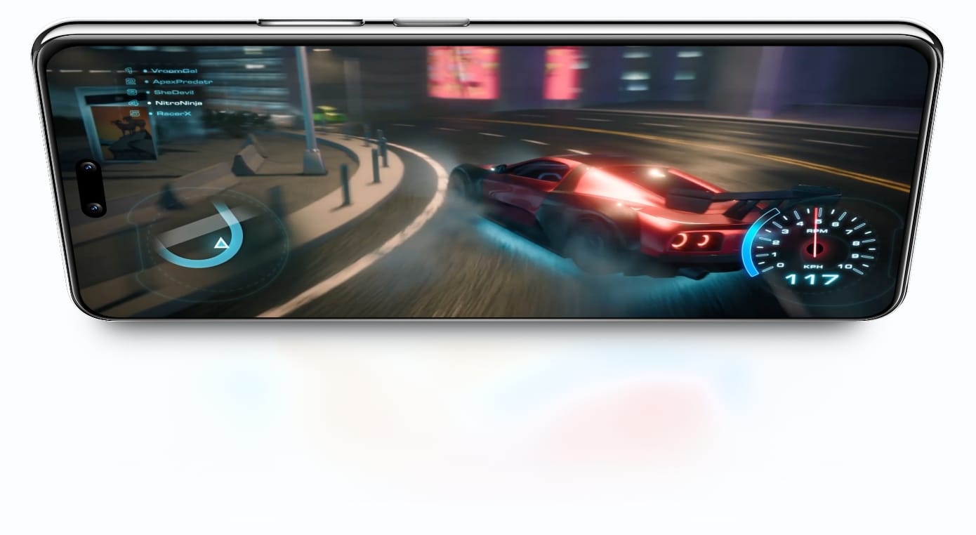 Video showing the 6.78'' Flawless Quad-curved Display of HUAWEI nova 14 Pro