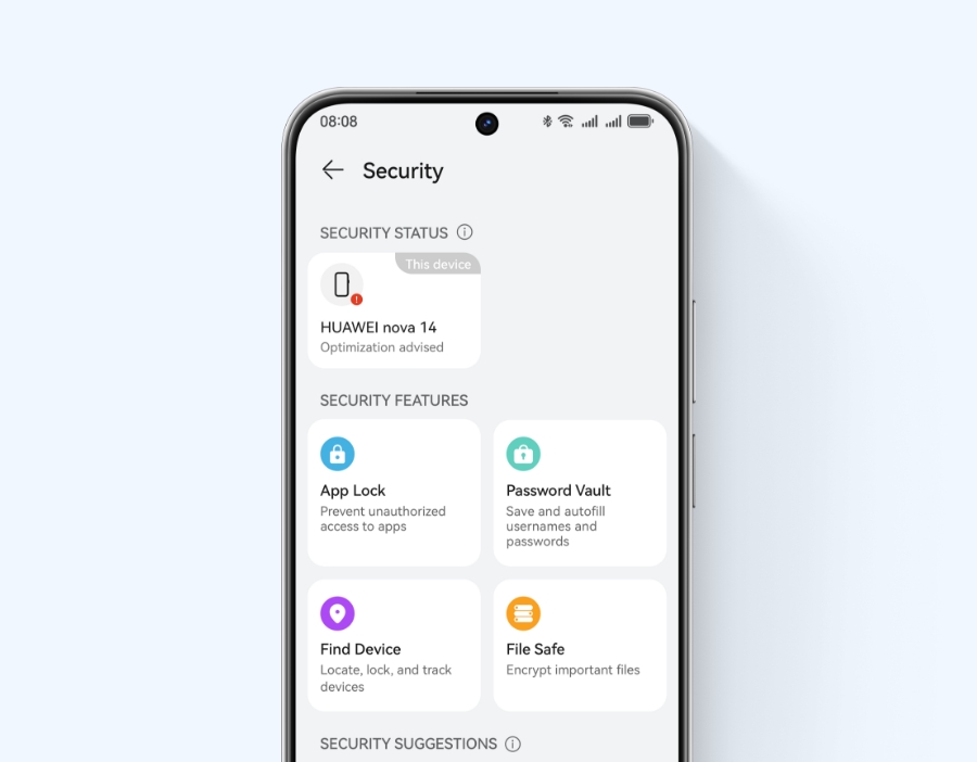 Privacy Centre on HUAWEI nova 14 - 1