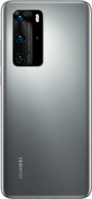 huawei p40 pro silver frost colour back