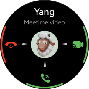 HUAWEI P50 Pocket Cover Screen MeeTime Video Calls