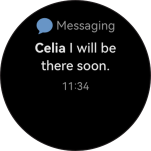 HUAWEI P50 Pocket Cover Screen Messaging