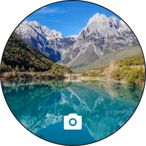 HUAWEI P50 Pocket Cover Screen Taking Photo
