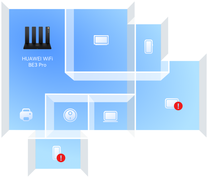 HUAWEI WiFi BE3 Pro smart diagnosis