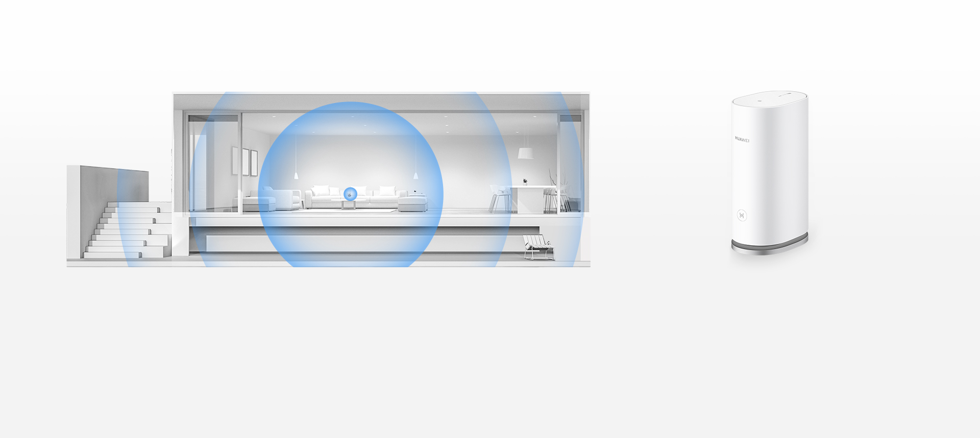HUAWEI WiFi Mesh 3 House Coverage