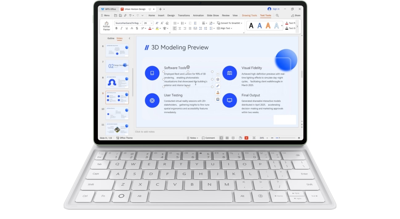 HUAWEI MatePad 12 X WPS Office