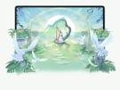 HUAWEI MatePad Pro 12.2-inch—a creative spring-themed artwork shown on the screen