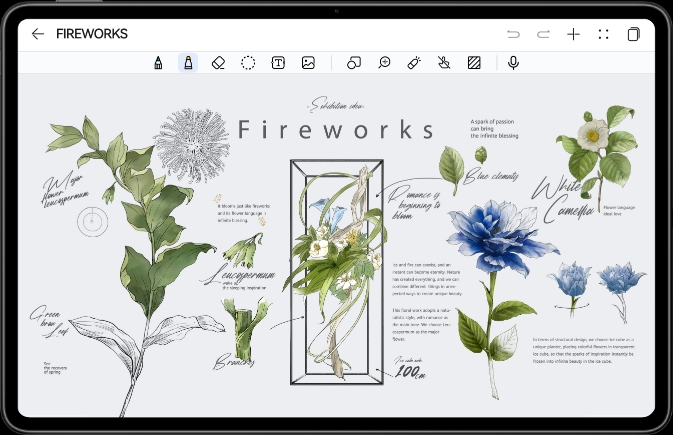 HUAWEI Matepad pro 12.6 note-taking