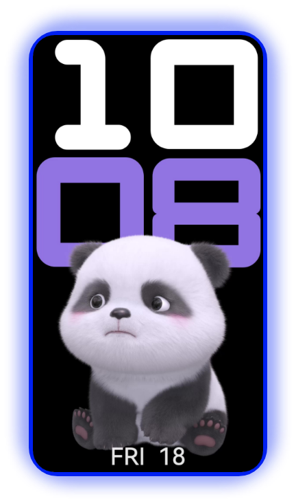 The dial loops on the black HUAWEI Band 10, showcasing the richness of the watch faces