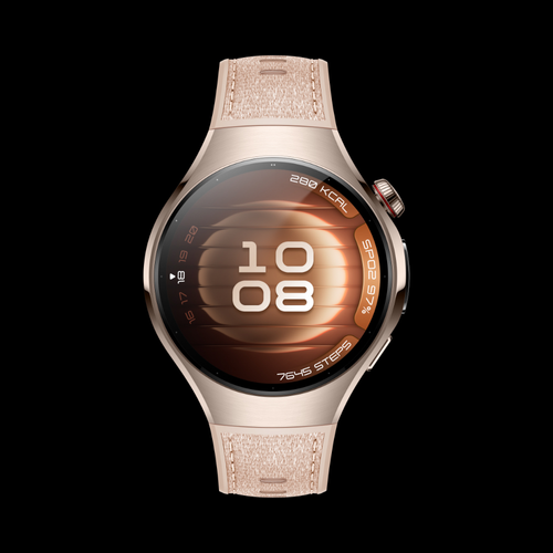 HUAWEI WATCH 5 42mm Beige, with 904L stainless steel case and composite strap