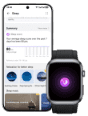 HUAWEI WATCH D2 and the smartphone work together to offer sleep-assisting features