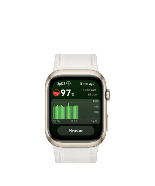 HUAWEI WATCH D2's interface,showing the SPO2 Monitoring feature