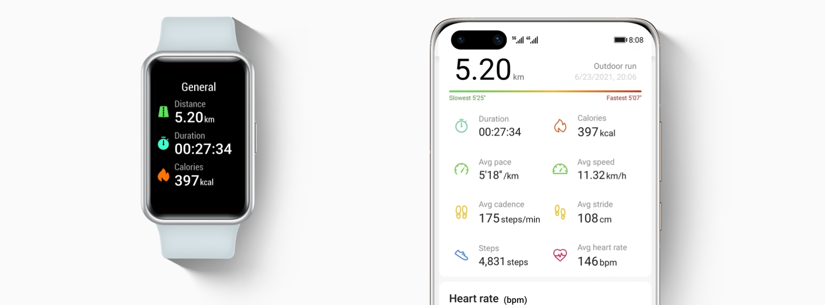 huawei watch fit new-smart workout recognition