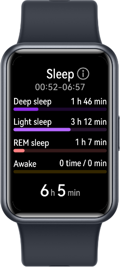 HUAWEI WATCH FIT Special Edition Sleep Data