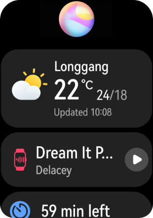huawei watch fit 2 assistant today screen