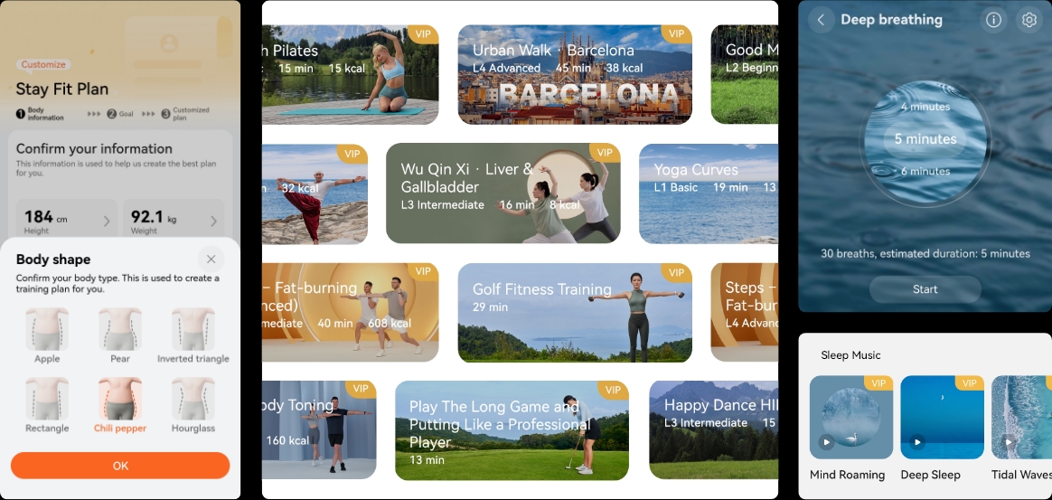 HUAWEI WATCH FIT 4 Pro HUAWEI Health+