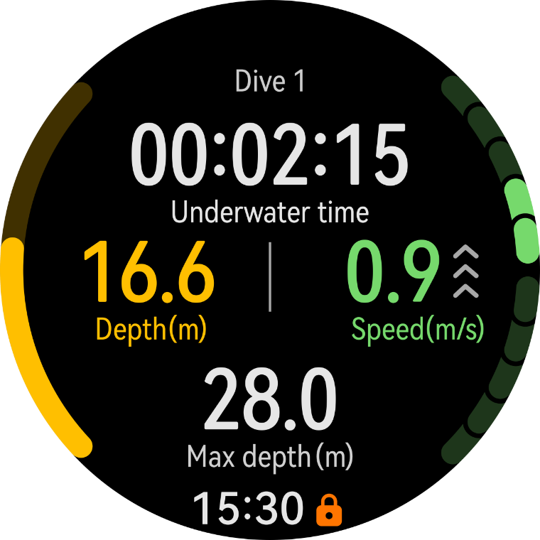 Huawei watch 2024 gt diving