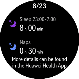 Huawei sleep store tracking