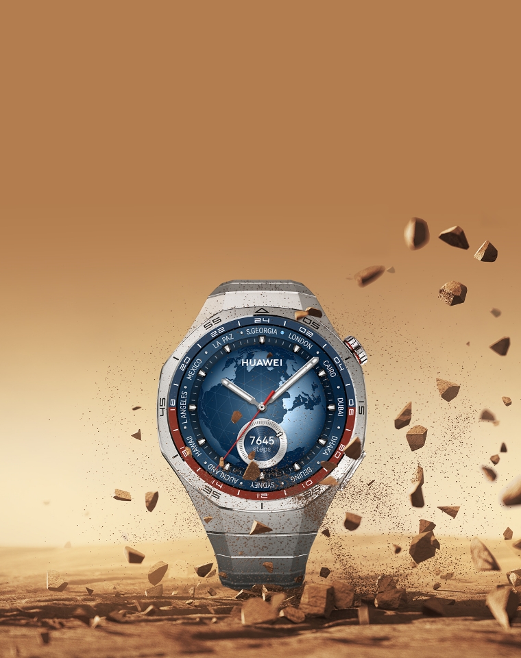 HUAWEI WATCH GT 5 Pro titanium front,corrosion resistance and waterproof feature