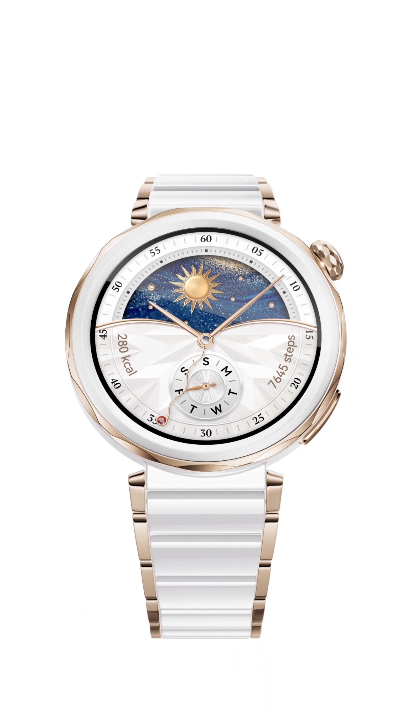 HUAWEI WATCH GT 5 Pro 42mm classic edition images,with nanocrystal ceramic body and strap