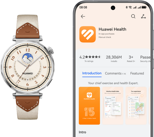 HUAWEI WATCH GT 5 is compatible with both iOS and Android devices