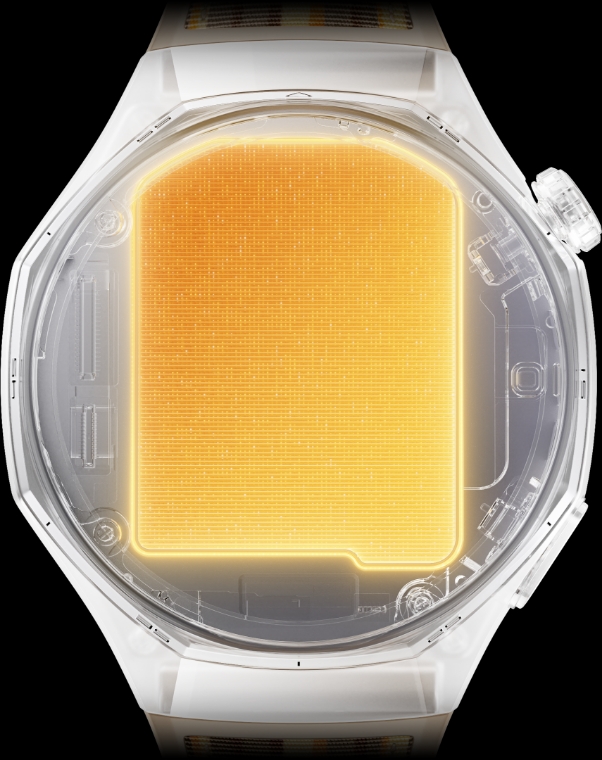 The internal structure of HUAWEI WATCH GT 6 Pro showcases the watch's battery