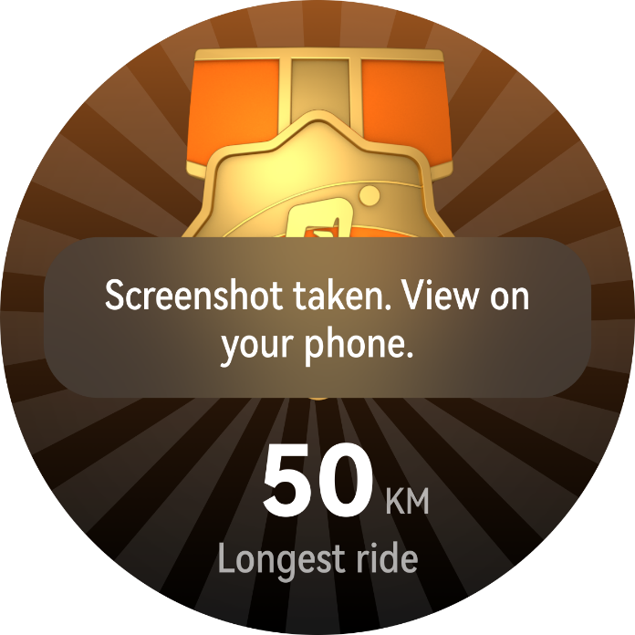 The front view of HUAWEI WATCH GT 6 Pro shows that the watch can take a snapshot by pressing the up and down buttons
