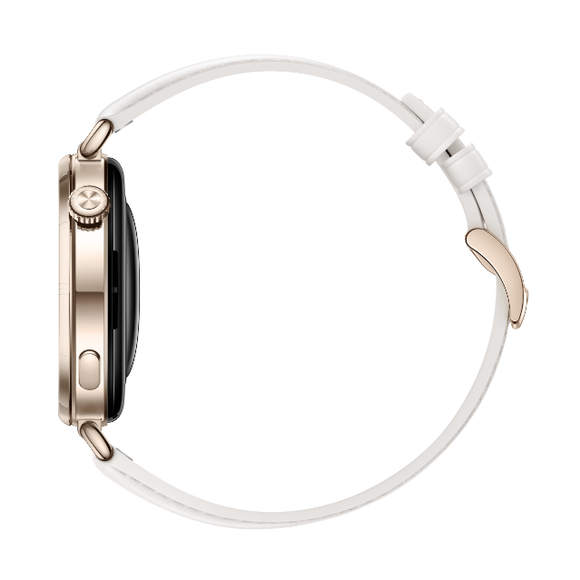 41mm HUAWEI WATCH GT 6 with white composite leather strap