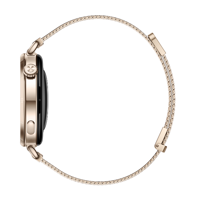 41mm HUAWEI WATCH GT 6 with gold milanese strap