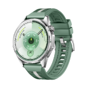 46mm HUAWEI WATCH GT 6 with green composite woven strap