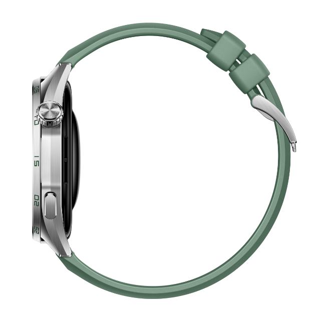 46mm HUAWEI WATCH GT 6 with green composite woven strap