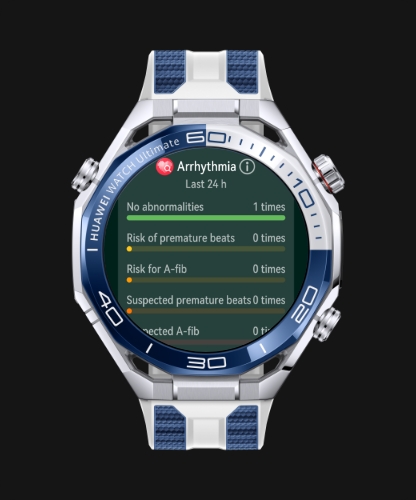 Health monitoring on the HUAWEI WATCH Ultimate 2, with features like Health Glance, blood oxygen health, emotional wellbeing app, sleep health, heart health, and Health Insights