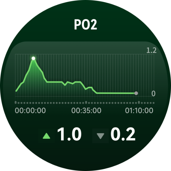 Post-dive sharing through the HUAWEI WATCH Ultimate 2, with options like viewing historical messages and sharing diving data