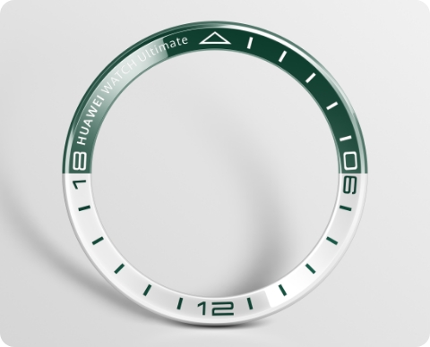 HUAWEI WATCH Ultimate green ceramic bezel