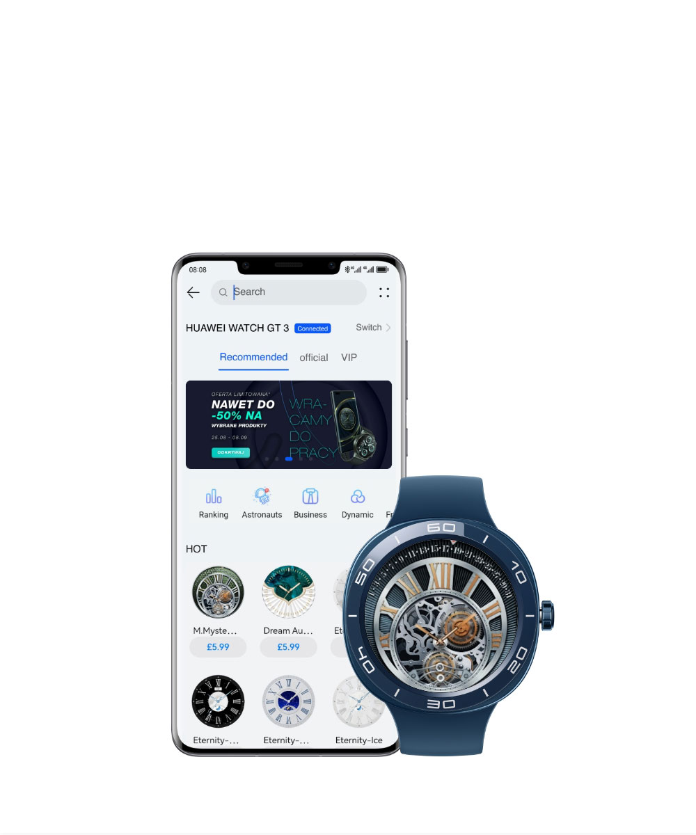 Huawei ht2 watch online faces