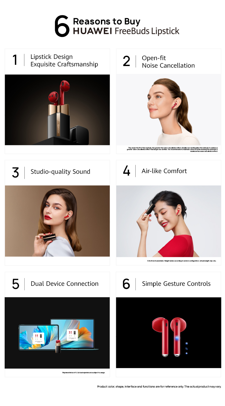 Buy HUAWEI FreeBuds Lipstick - HUAWEI Store (UAE)