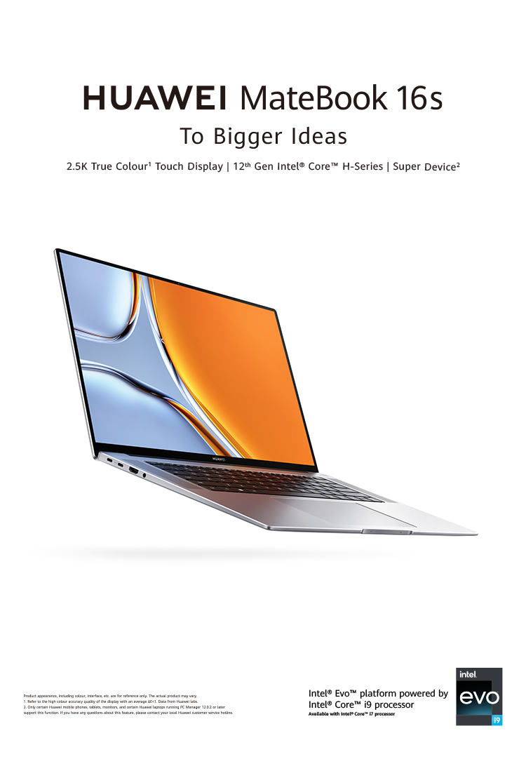 HUAWEI MateBook 16s - HUAWEI Store (UAE)