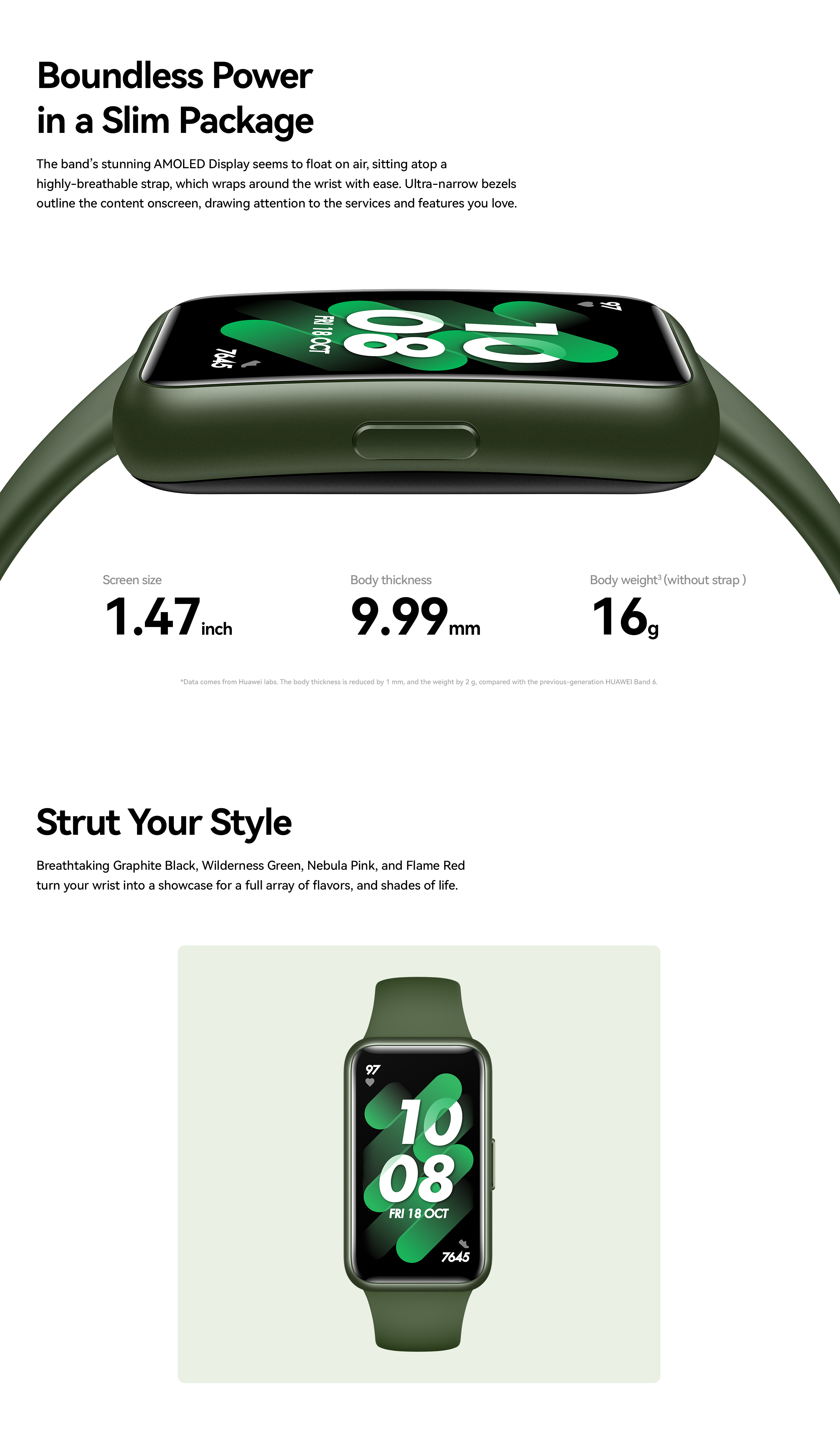 Buy HUAWEI Band 7 - HUAWEI Store (UAE)