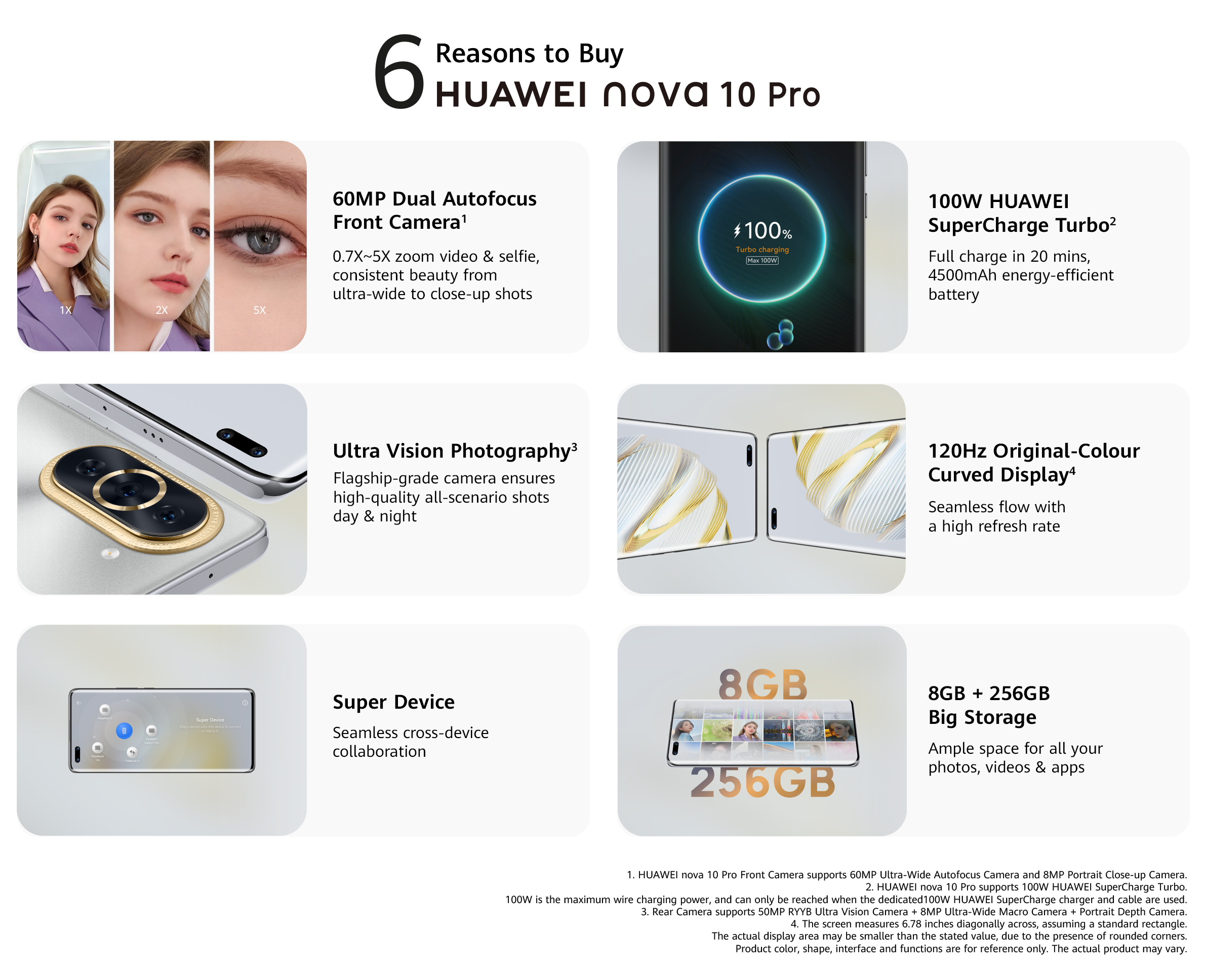Buy HUAWEI nova 10 Pro Smartphone - HUAWEI Store (UAE)