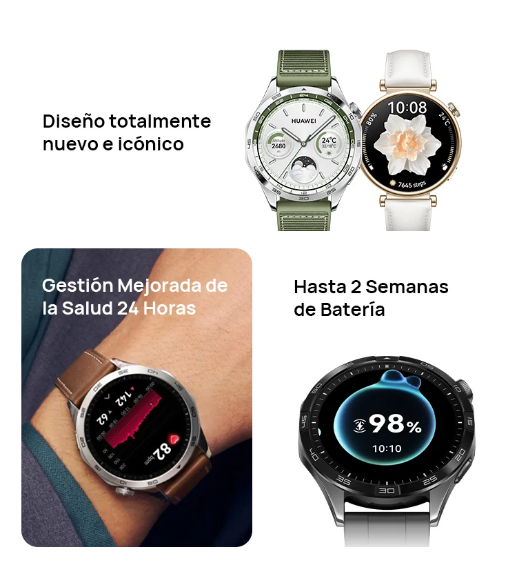 Huawei Watch GT2 (42mm) - Smartwatch Sport Frosty White : :  Electrónica