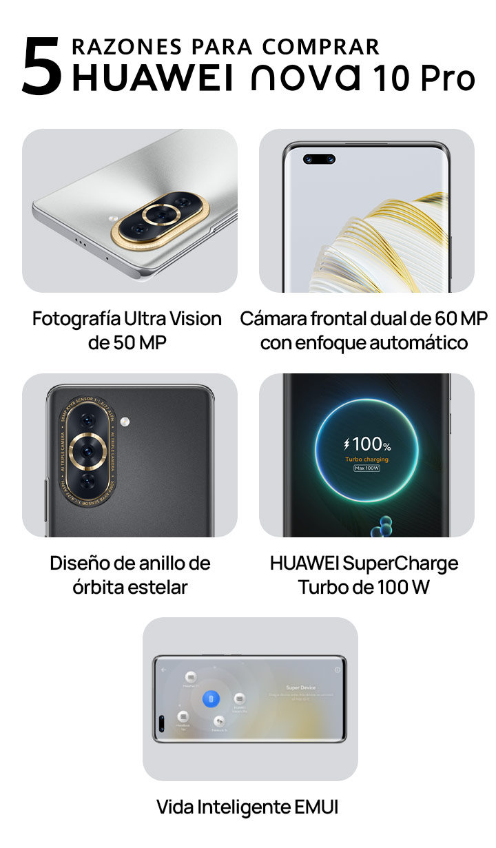 Comprar HUAWEI nova 10 - Celular - HUAWEI