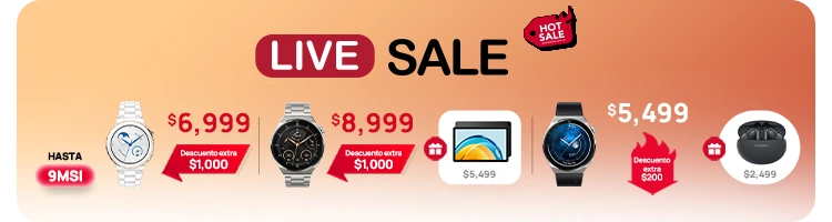 El reloj espía de Huawei tiene 5,000 pesos de descuento en  México:  así puedes mejorar el precio con las ofertas del Hot Sale 2023